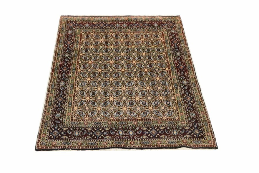 Exquisiter Moud Teppich 149x96 cm – handgeknüpft, Perserteppich