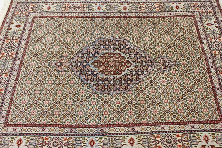 Handgeknüpfter Moud-Teppich 193x147 cm aus Birdjand, Luxusqualität