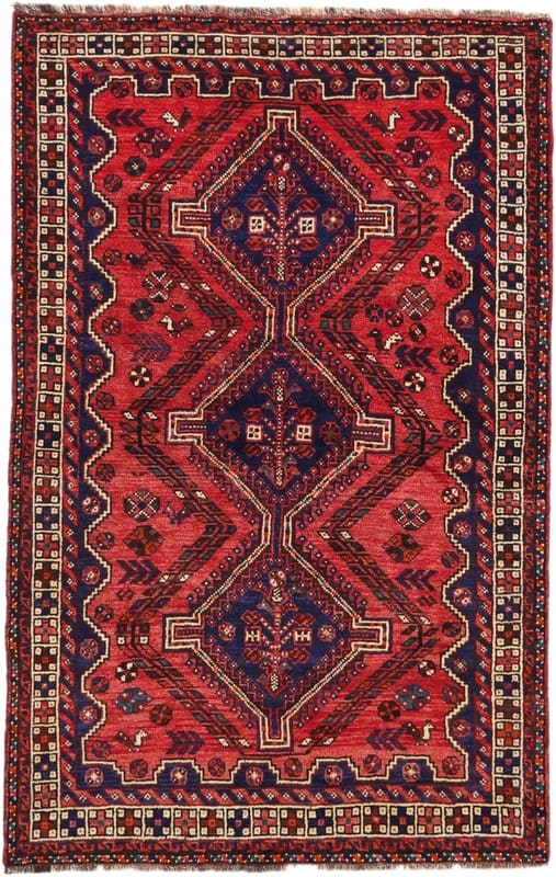 Orientteppich Shiraz 258x165 cm, Ghaschghai, Wolle, handgeknüpft