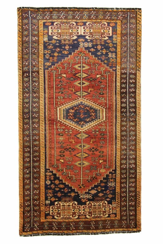 Shiraz Orientteppich 254x139 cm - handgeknüpft, stilvolles Design