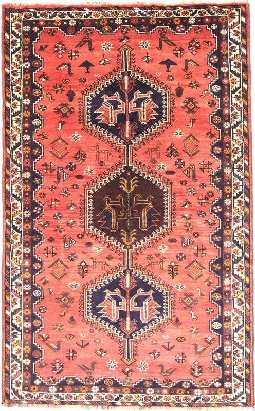 SHIRAZ Orientteppich 261x163 cm - Handgeknüpft, Muster, Farben