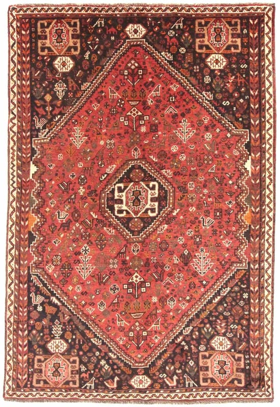 Orientteppich SHIRAZ 245x165 cm - handgeknüpft, traditionell