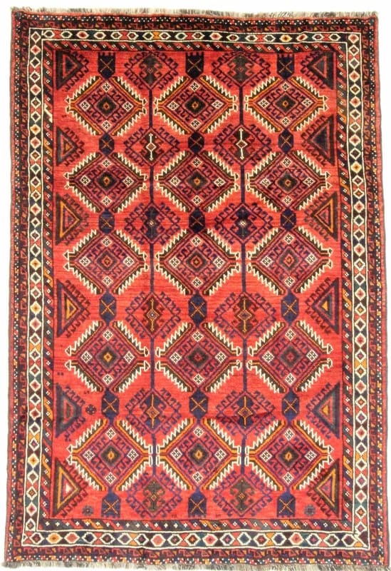 Orientteppich SHIRAZ 241x163 cm – handgeknüpft, traditionell, bunt