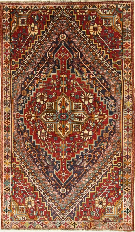 Ghashghai Orientteppich 259x156 cm – Handgeknüpft aus Schurwolle