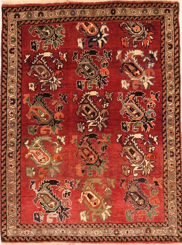 Ghashghai Orientteppich 153x115 cm – Handgeknüpft, Schurwolle
