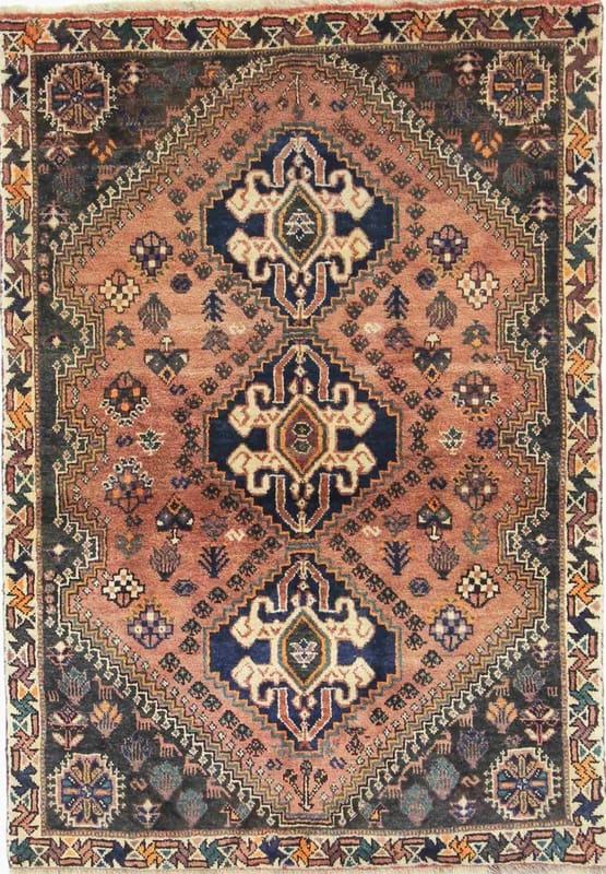 Handgeknüpfter Ghashghai Orientteppich 157x107 cm aus Schurwolle