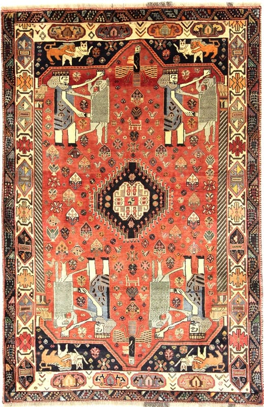 Ghashghai Teppich 272x181 cm, 160.000 Knoten, handgeknüpft
