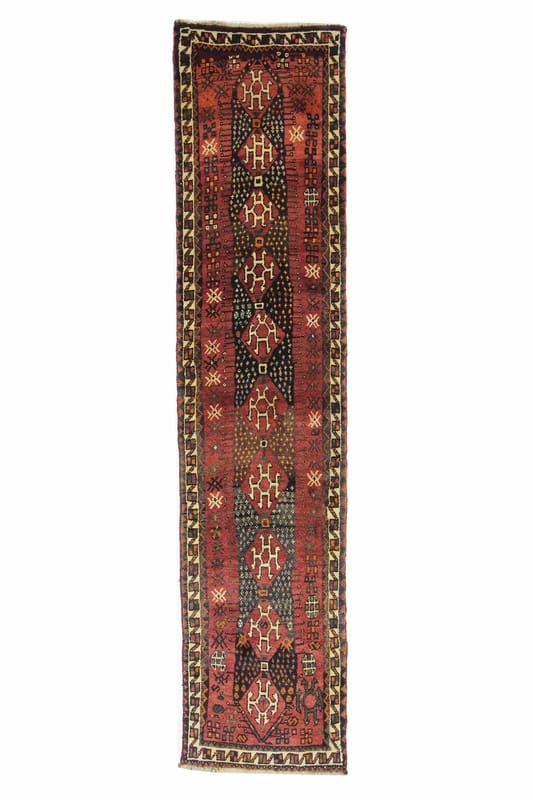 Ghashghai Teppich 312x71 cm – Handgeknüpft, 200.000 Knoten/m², Perserteppich