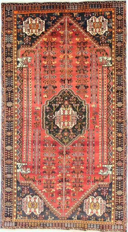 Ghashghai Teppich 291x162 cm, 160.000 Knoten/m², handgeknüpft, Perserteppich