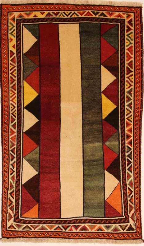 Ghashghai Teppich 177x106 cm, 160.000 Knoten/m², handgeknüpft, Perserteppich