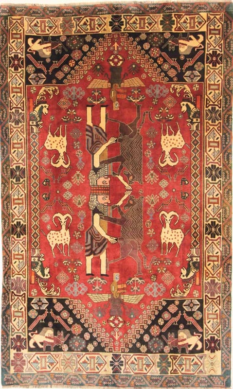 Ghashghai Teppich 282x168 cm, 160.000 Knoten/m², handgeknüpft, Perserteppich
