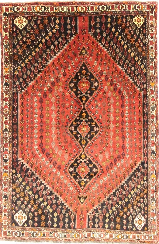 Ghashghai Teppich 328x225 cm, 200.000 Knoten/m², Perserteppich handgeknüpft