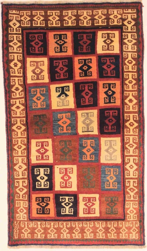 Ghashghai Teppich 184x106 cm, 160.000-200.000 Knoten, handgeknüpft