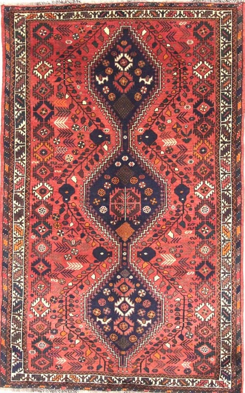 Ghashghai Teppich 256x159 cm, 90.000 Knoten/m², handgeknüpft, Perserteppich