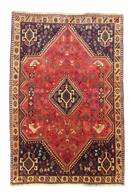 Ghashghai Teppich 252x171 cm, 160.000 Knoten/m², handgeknüpft, Perserteppich