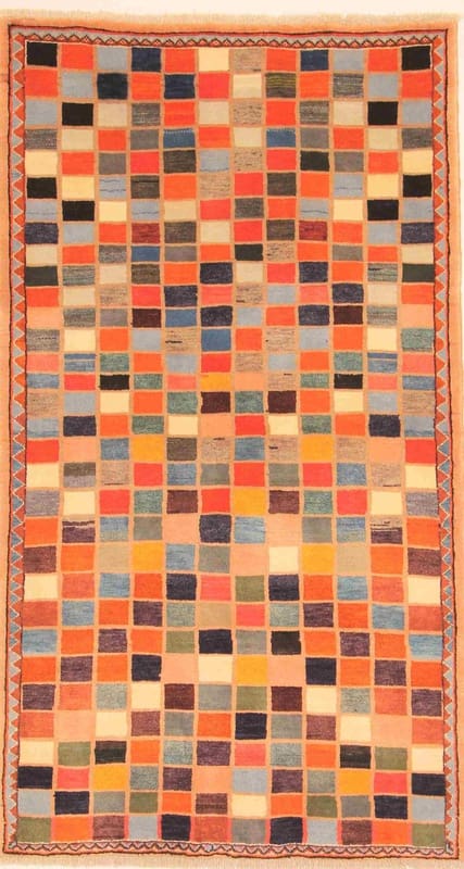 Ghashghai Teppich 189x107 cm, handgeknüpft, Wolle, mehrfarbig, Perserteppich