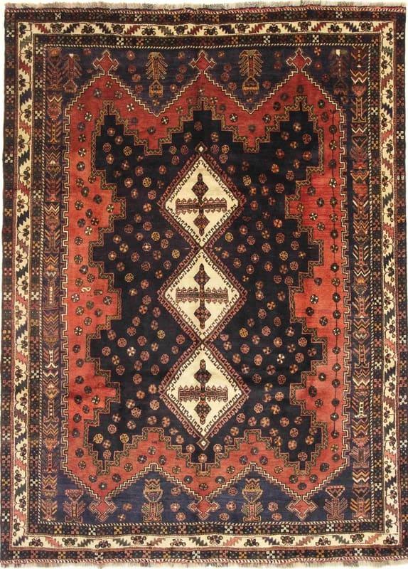 Ghashghai Teppich 300x219 cm – Handgeknüpft, Orientteppich