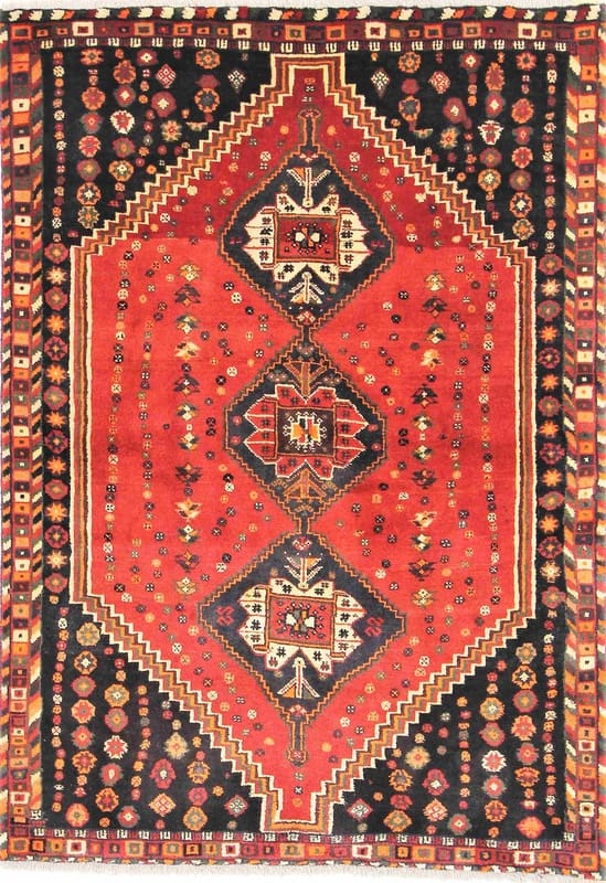 Ghashghai Teppich 168x82 cm, handgeknüpft, feinstes Design