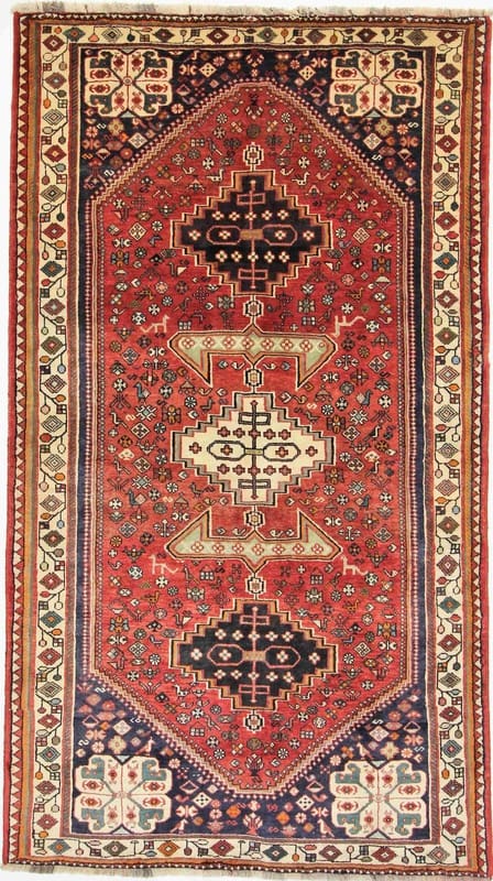 Ghashghai Teppich 271x153 cm – Handgeknüpft, Orientteppich