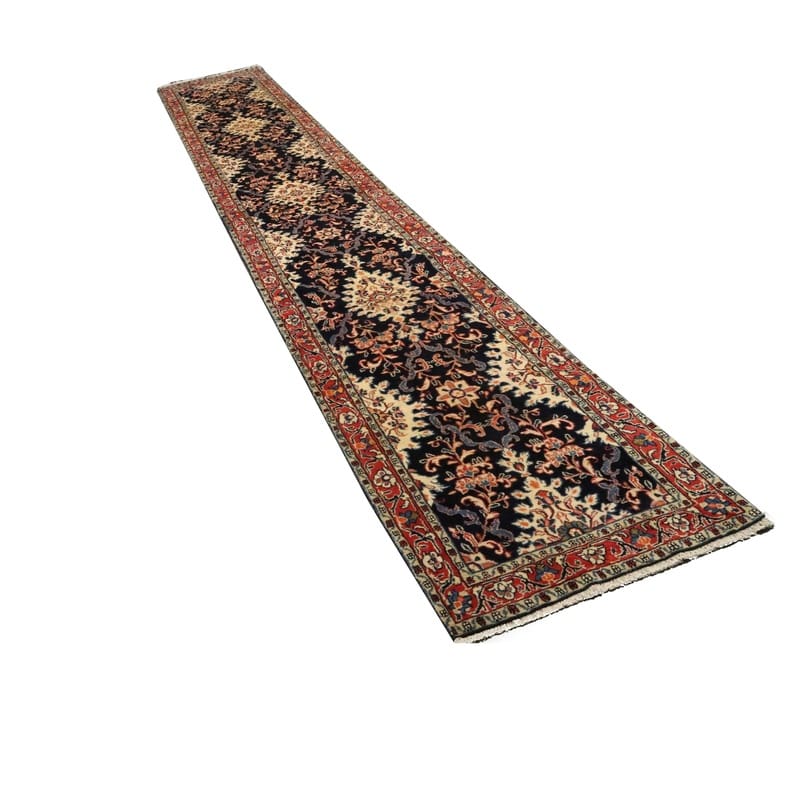 Antiker Sarough Teppich 542x77 cm - einzigartige Muster, handgeknüpft
