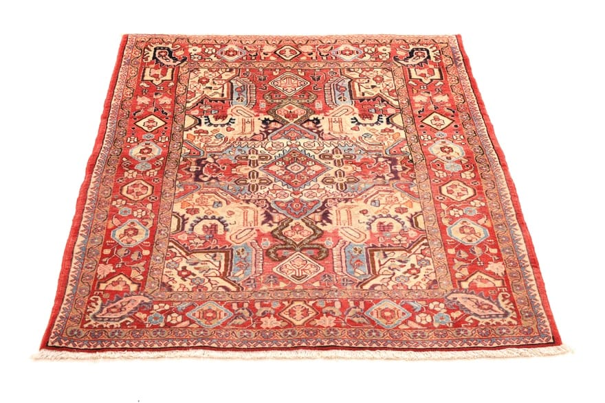 Eleganter Sarough Teppich 161x109 cm - Handgeknüpft, Perserteppich