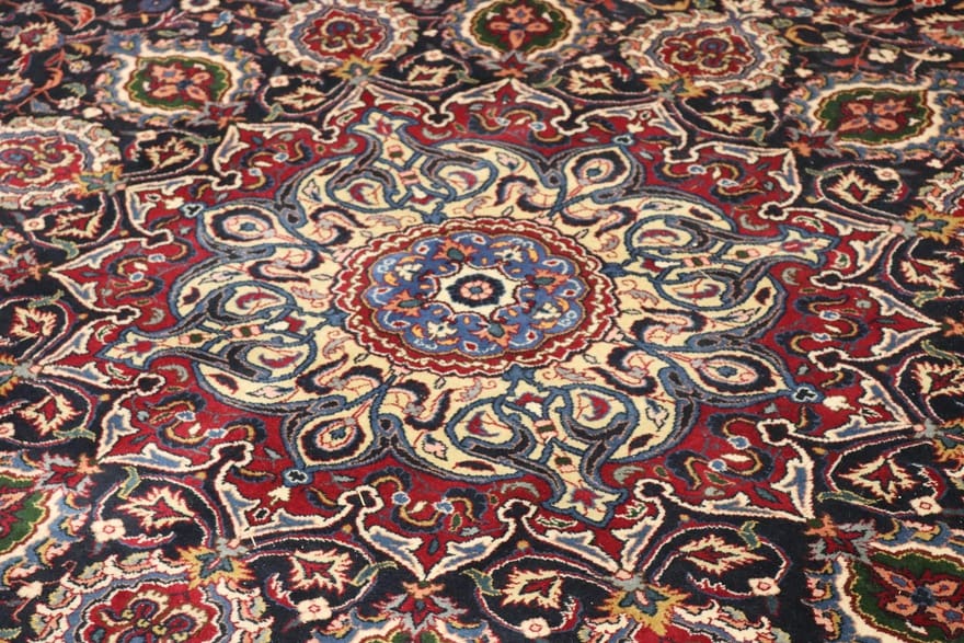 Antiker Sarough Farahan Teppich 408x299 cm – handgeknüpft H1