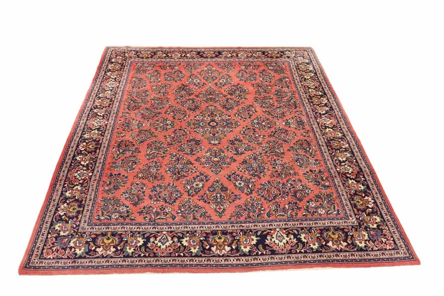 Sarough Teppich 274x214 cm - Antik, handgeknüpft, Orientteppich