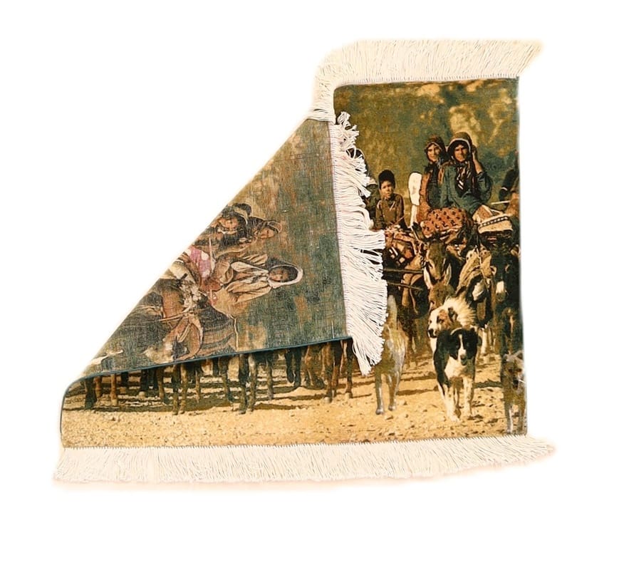 Tabriz 50 Raj Teppich 97x74 cm – Meisterwerk der Handwerkskunst, handgeknüpft
