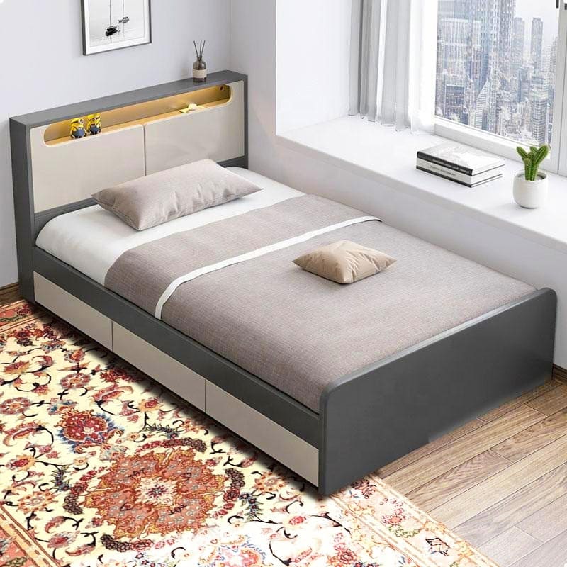 Tabriz Teppich 193x79 cm, 50 Raj, handgeknüpft, Perserteppich