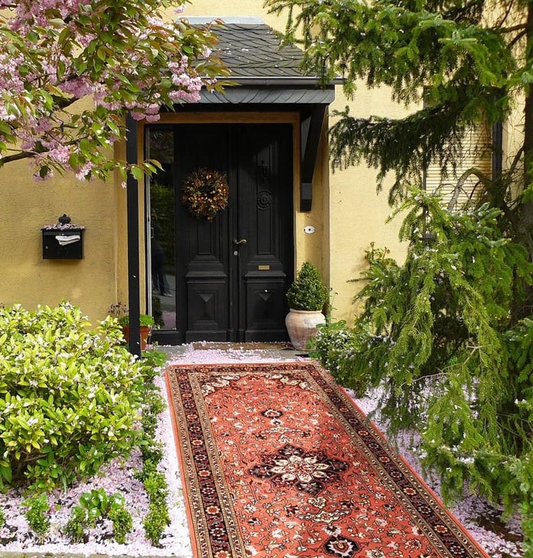 Tabriz Teppich 207x79 cm, 50 Raj, handgeknüpft, Perserteppich