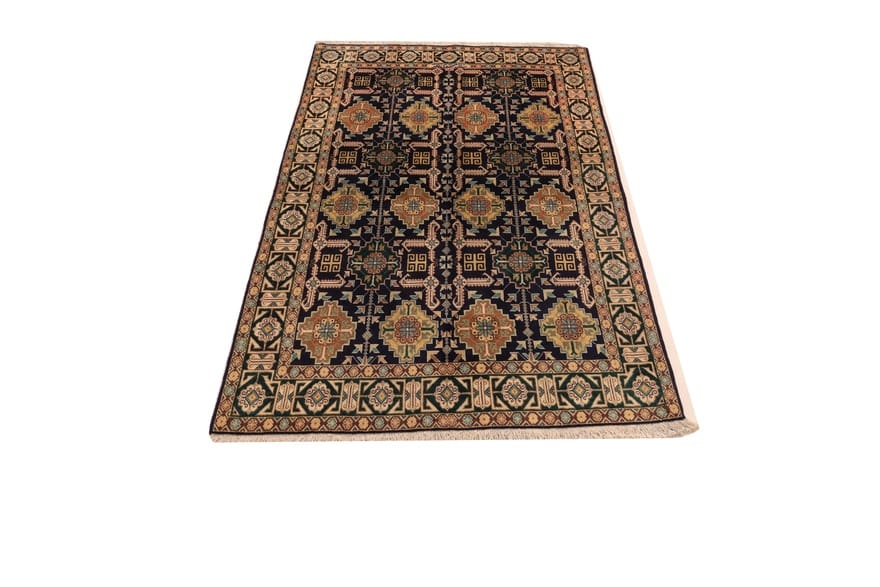 Tabriz Teppich 153x101 cm, 50 Raj, handgeknüpft, Perserteppich