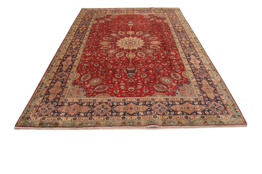 Tabriz Teppich 302x201 cm, handgeknüpft, Perserteppich