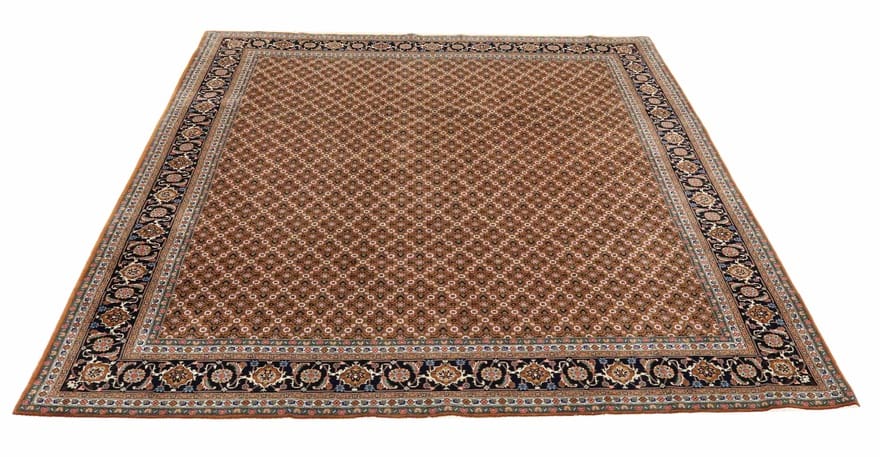 Tabriz Teppich 302x248 cm, 40 Raj, handgeknüpft, Perserteppich