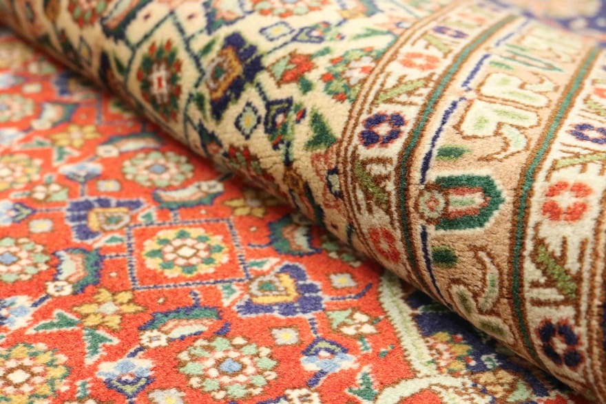 Tabriz Teppich 349x243 cm, handgeknüpft, Perserteppich