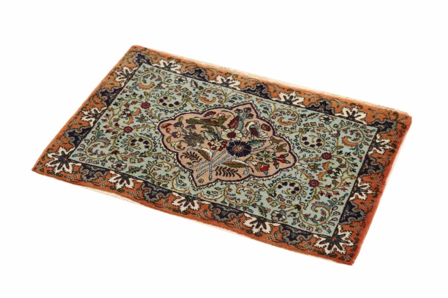 Tabriz Teppich 89x58 cm, handgeknüpft, Perserteppich
