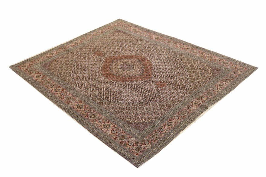 Tabriz Teppich 50 Raj 253x202 cm – Handgeknüpft Orientteppich