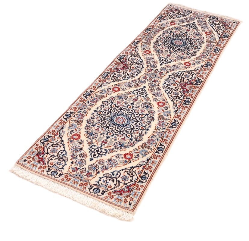 Exklusiver Nain 6 La Orientteppich 150x48 cm - handgeknüpft