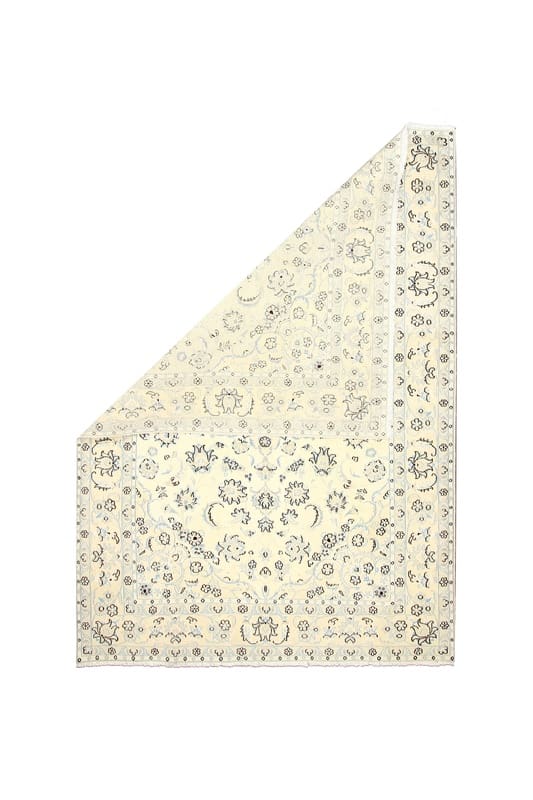 Kashmar Nain-Teppich 288x203 cm, 160.000 Knoten, handgeknüpft