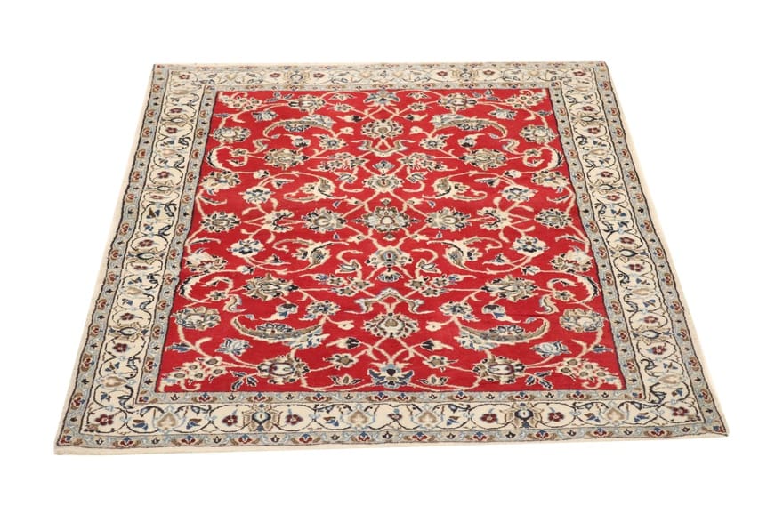 NAIN Teppich 162x111 cm, 200.000 Knoten, handgeknüpft, Orientteppich