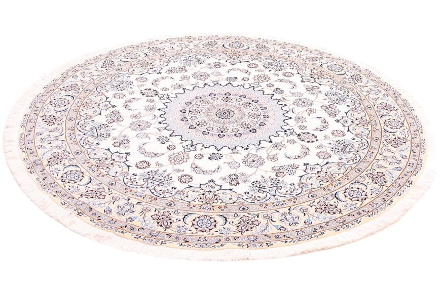 Exklusiver Nain 9 La Teppich 255x254 cm, 360.000 Knoten, handgeknüpft