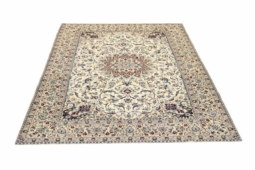 TeppichBazar Nain 9 La Teppich 305x205 cm – Handgeknüpfter Orientteppich H1