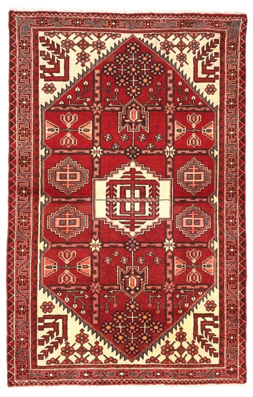 Hamadan Teppich 172x108 cm - Semi-antiker Orientteppich handgeknüpft