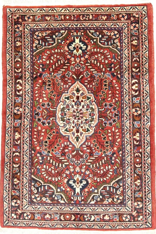 Hamadan Teppich 162x105 cm, semi-antik, handgeknüpft