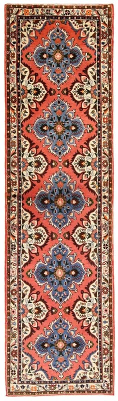 Rudbar Teppich 285x81 cm, antik, handgeknüpft, Perserteppich