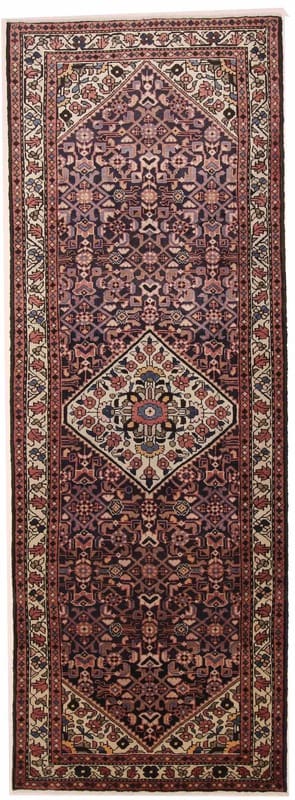 Hamadan Teppich 313x112 cm – Antik, handgeknüpft, Orientteppich