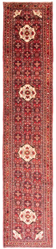 Orientteppich Bortschalou 432x94 cm - Antiker Stil, handgeknüpft
