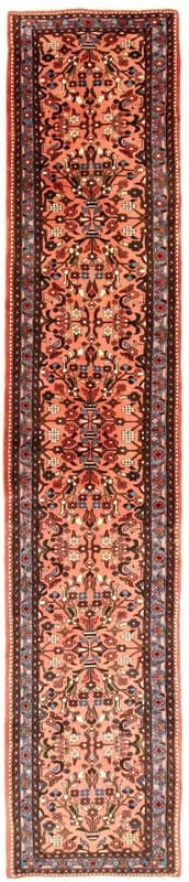 Rudbar Teppich 388x77 cm, semi-antik, handgeknüpft, Perserteppich