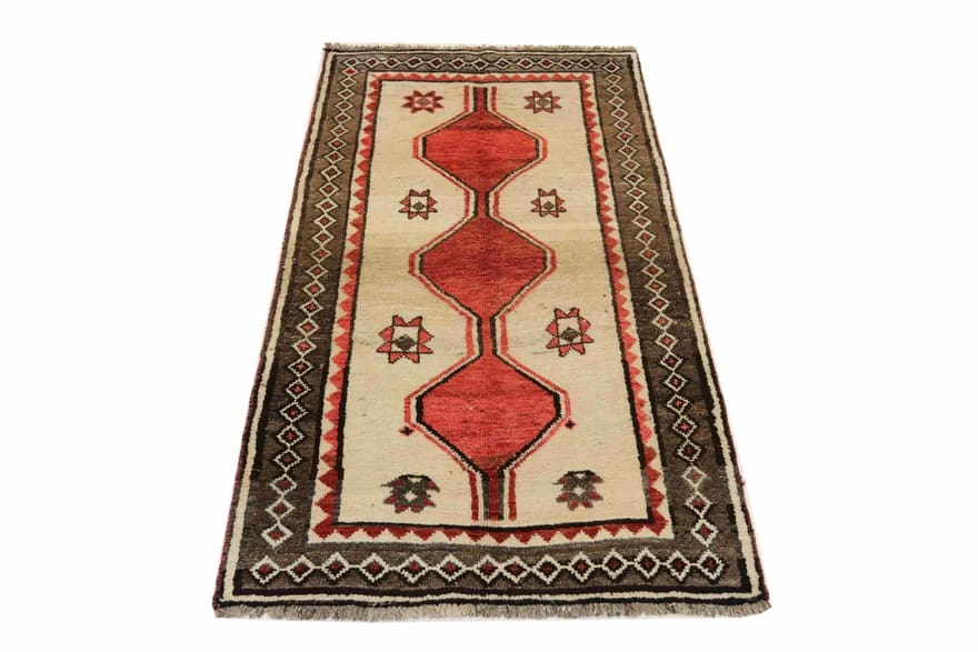 SHIRAZ Teppich 187x98 cm - Hochwertig, handgeknüpft, Perserteppich
