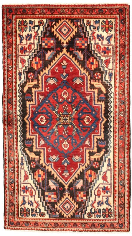 Orientteppich Nahavand 179x99 cm – Antik, handgeknüpft