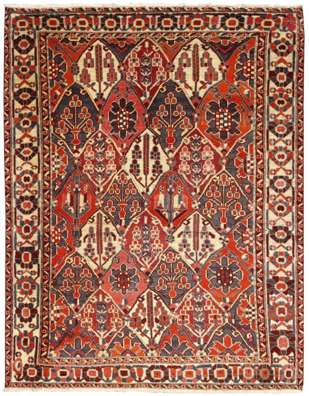 Bakhtiar Teppich 210x164 cm – Traditionelles Design, handgeknüpft